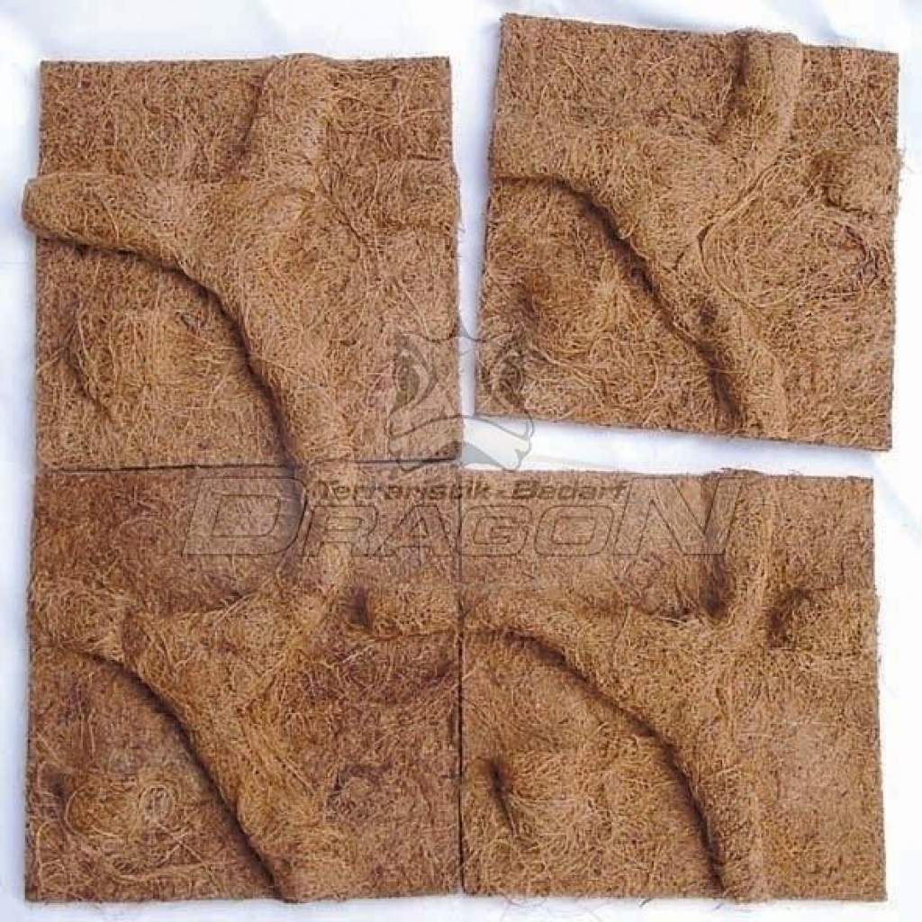 Kokosfaserrückwand mit Pflanztaschen
